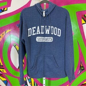 Teemax, Deadwood South Dakota, ZipUp Hooded Jacket. Size Small. Excellent cond!